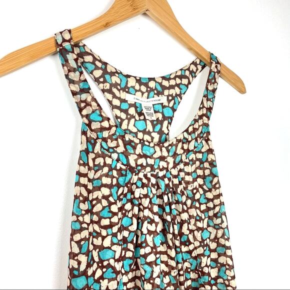 Diane von Furstenberg | Silk Animal Print Tank Top small - Picture 6 of 7